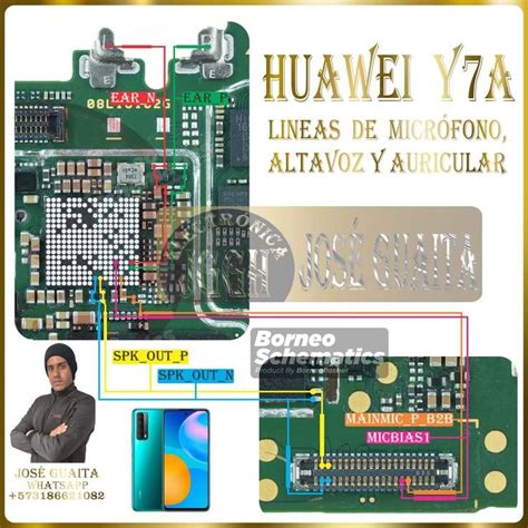 Pin de TECNICOS SMARTPHONE COLOMBIA en fallas huawei | Altavoces, Esquemas, Micrófono