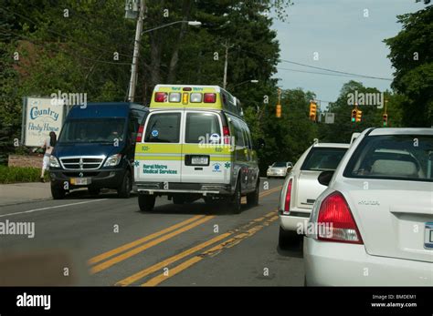 Ambulance On Scene Of Accident Hi Res Stock Photography And Images Alamy