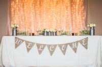 Hessian Bunting Flags Welcome