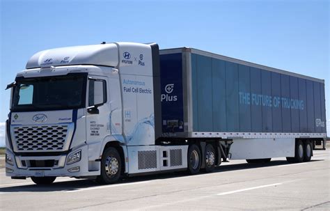 Hyundai and Plus collaborate on new autonomous hydrogen truck - Fully ...