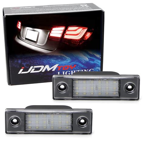 Ijdmtoy Oem Fit W Full Led License Plate Light Kit Compatible With