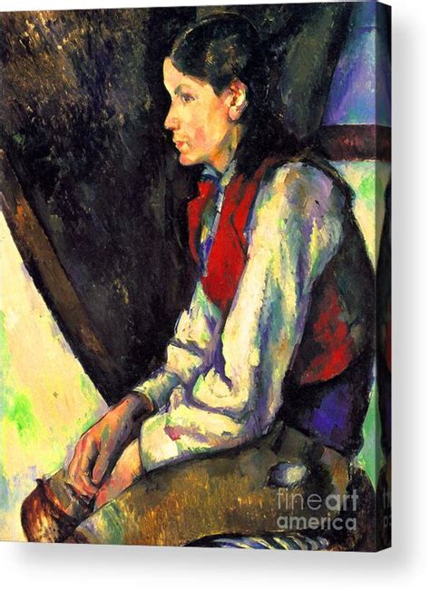 Remastered Art Boy In A Red Waistcoat By Paul Cezanne 20230319 V4