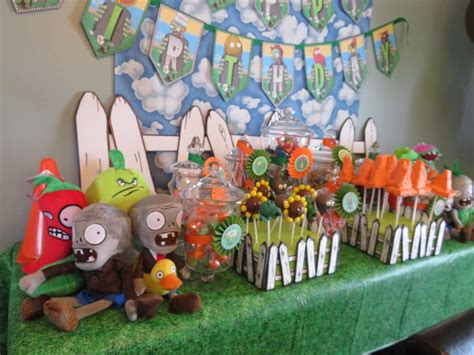 Plants Vs Zombies Birthday Party Ideas Photo 4 Of 19 Catch My Party