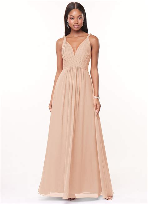 Azazie Maren English Rose Bridesmaid Dresses Azazie