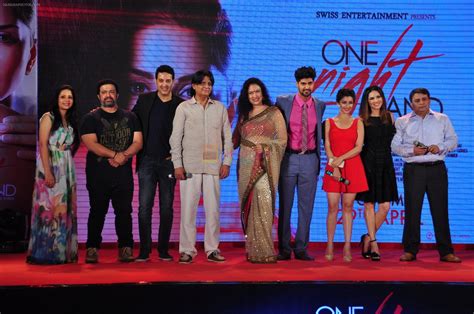 Tanuj Virwani Sunny Leone Nyra Banerjee Khalid Siddiqui At One Night