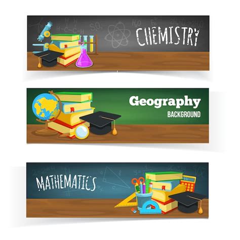 Education Banners Design Vector Free Download