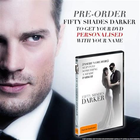 Fifty Shades Updates News Pre Order Custom Fifty Shades Darker Dvd