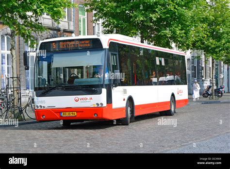 Maastricht Single Decker Bus Operated By Veolia Transport Business