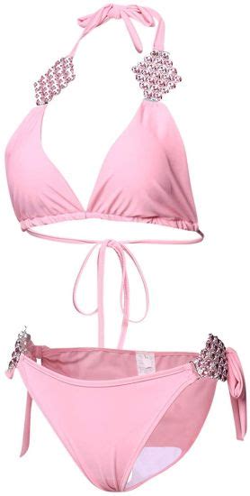 China Oem Odm Wholesale Sexy Micro String Luxury Rhinestone Bikini Swimwear Triangle Biquini