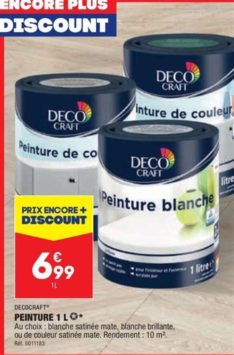 Promo Decocraft Peinture Lo Chez Aldi