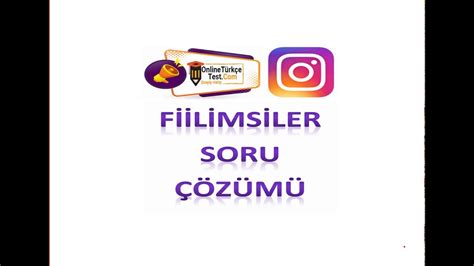 Fiilimsiler Le Lgili Soru Z M Youtube