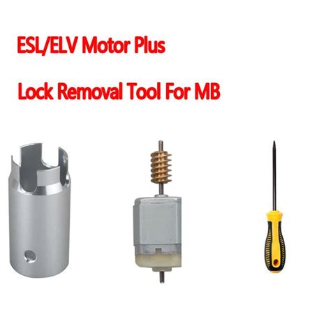 Esl Elv Motor Steering Lock Mercedes Open Dowel Pins Dedicated Tool