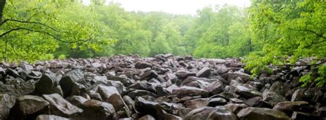 Ringing Rocks County Park, USA : Geology, Formation