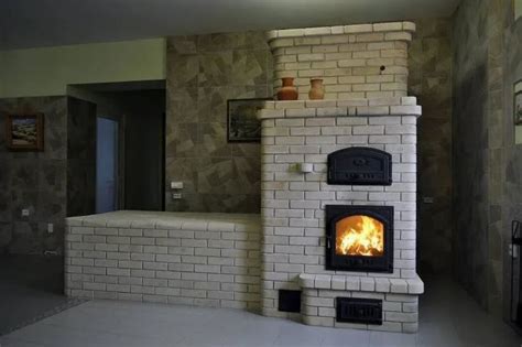 ТОП 10 идей – печи из белого кирпича