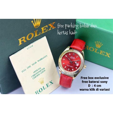 Jual JAM TANGAN PRIA ROLEX OYSTER DATE BESAR FULL SET ADA 6 WARNA