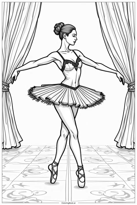 Desenho De Uma Bailarina - 9