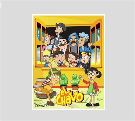 Quadro Turma Do Chaves Cartoon Anos 90 Kiko Chiquinha Nhonho