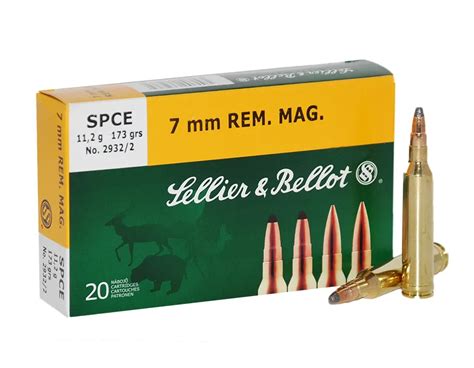 Balas Sellier Bellot 7mm Rem Mag 173 Grs SPCE