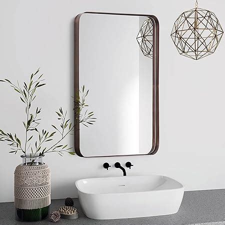 Amazon PAIHOME Bronze Bathroom Mirror 24x36 Inch Stainless Steel