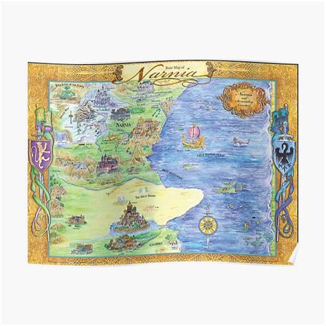 Map of Narnia Premium Matte Vertical Poster sold by Edgar Oliveira ...