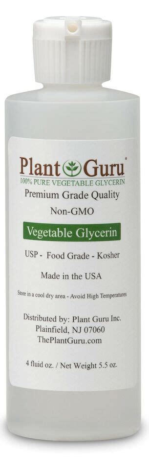 Vegetable Glycerin Usp 99 9 Pure Food Grade Vg Pg Liquid 1 Oz Gallon Bulk Ebay