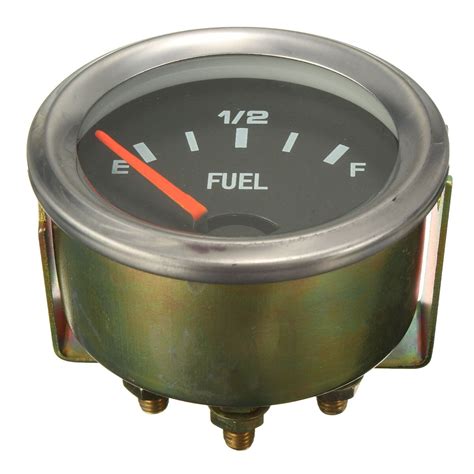 Pcs Mm V Metal Body Yellow Light Color Mechanical Fuel Level Gauge