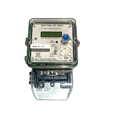 Neptune 1 Phase Prepaid Energy Meter Indobazzar