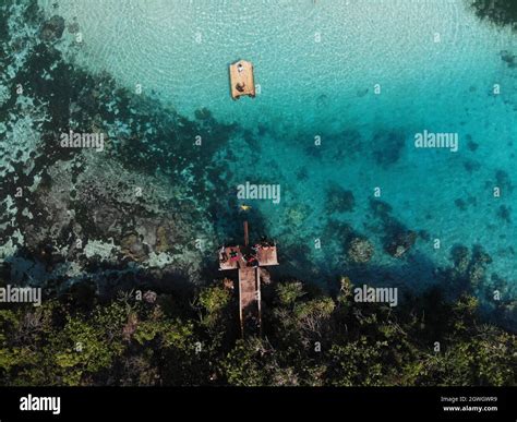 Aerial View Of Coastline Stock Photo - Alamy