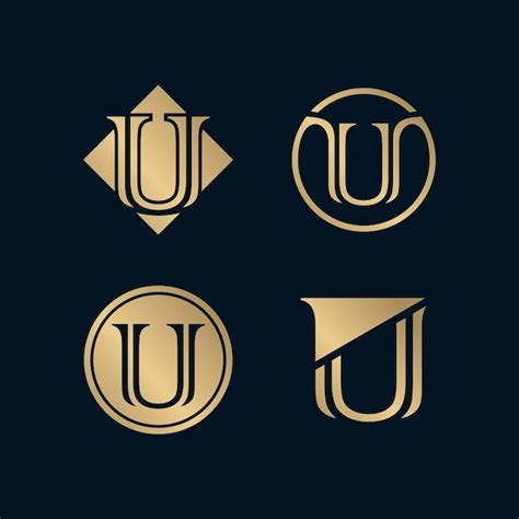 Premium Vector Letter U Monogram Logo