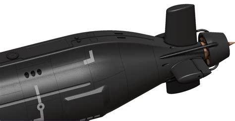 HMS Astute Submarine, 1m model – EnDTaS