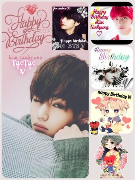 Happy Birthday Kim Taehyung V Wishing You A Very Wonderful Happy Birthday 🎂🎁🎉🎈😊🙂 💜kim