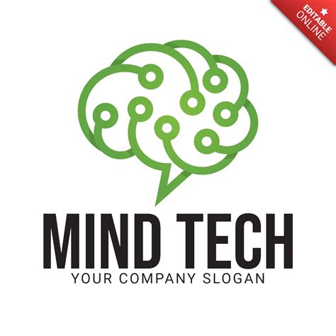 Mind Tech Logo Design Template Free Design Template