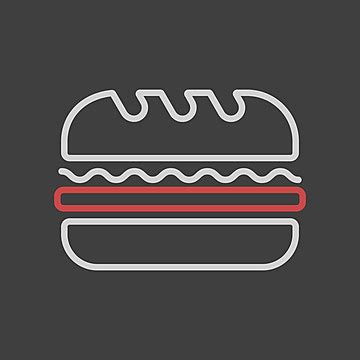 Subway Sandwich Vector Icon Fast Food Sign Bread Food Vector Vector ...