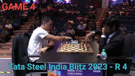 Nodirbek Abdusattorov Vs Praggnanandhaa Tata Steel India Blitz 2023