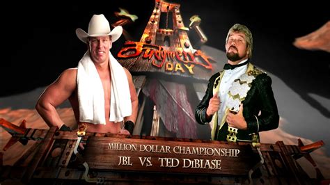 Wwe K Jbl Vs Ted Dibiase Million Dollar Championship Youtube