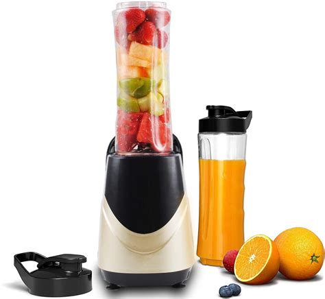 Ikan Personal Blender With 2 X 20oz Travel Bottles 300w Single Serve