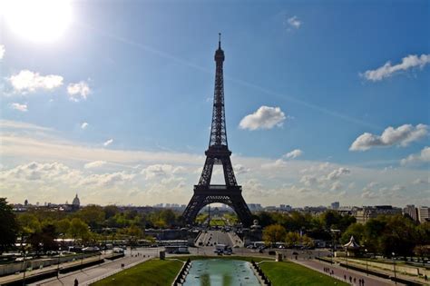 Torre Eiffel Vista Da Pra A Trocadero Paris Fran A Foto Premium