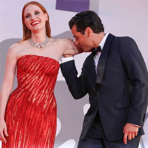 Jessica Chastain Responds To Oscar Isaacs Viral Armpit Kiss