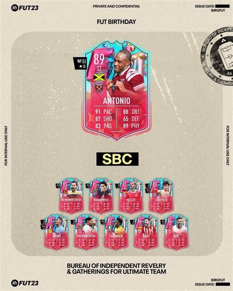 Fifa 23 Sbc Michail Antonio Fut Birthday Disponibile La Carta