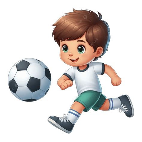 Menino Futebol Desenho Png - Arte Dos Desenhos Animados De Um Menino Jogando Futebol Ou Futebol PNG ...