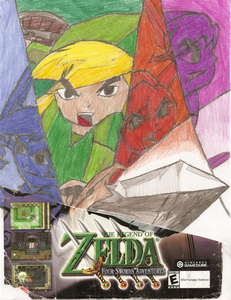 Zelda Four Swords by moonlightart on DeviantArt