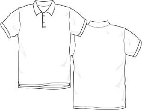 Blank Polo Shirt Template - Cliparts.co