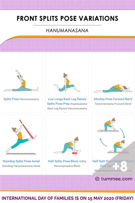 Splits Pose Front Splits Pose Variations 21 Variations Of Front