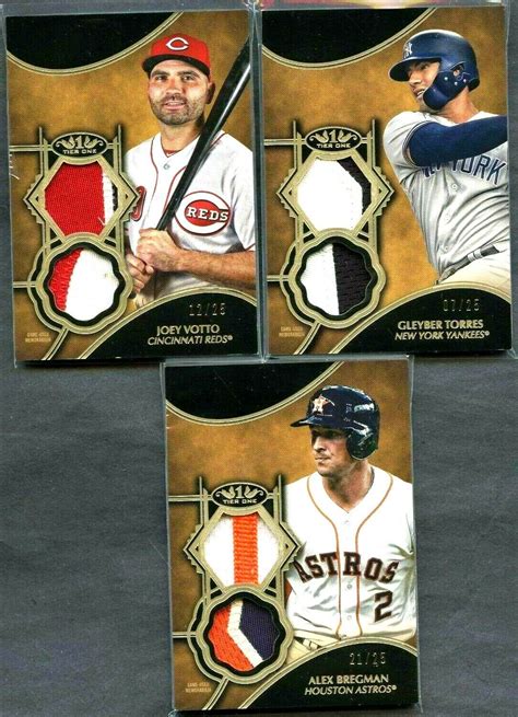 Lot Topps Tier One Votto Gleyber Torres Alex Bregman