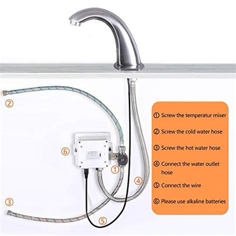 Derpras [upgrading Version] Automatic Sensor Touchless Sink Faucet With