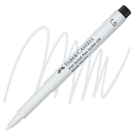 Faber Castell Pitt Artist Pen White Vmv Art Store