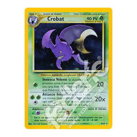 Crobat Holo Unlimited It Mint Federicstore