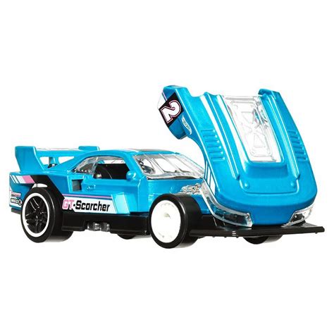 Carro Hot Wheels Pull Back Speeders Gt Scorcher Hpr Hpr Mattel Dor Mi Brinquedos As