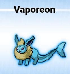 Ah yes, Vaporeon. The Flareon Vaporeon fusion. : r/MandJTV