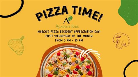 Marcos Pizza Resident Appreciation Event Marcos Pizza 1724 Chaps